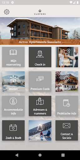 Android application Clofers Holidays screenshort