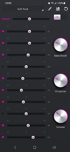 Screenshot of PlayerPro Pink Lady Skin