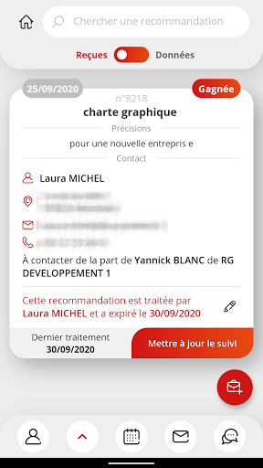 Android application Club d'Affaires Protéine screenshort