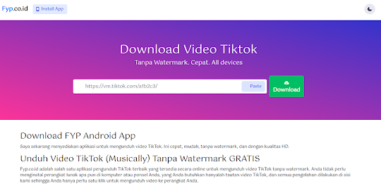 Download Video Tanpa Watermark