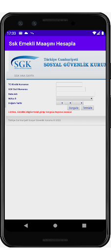 Ssk Emekli Maaş Hesaplama Screen 3