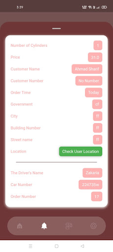 Ugaz Driver Screen 2