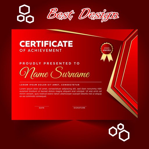 Certificate Maker Design