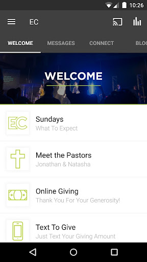 Android application EC Calgary screenshort