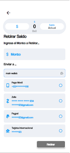 Android application Propinas screenshort