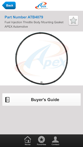 Apex Gasket Mobile Catalog Screen 3