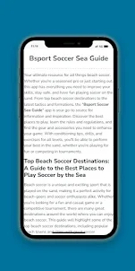 Bsport Soccer Sea Guide