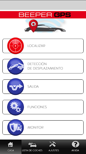Android application BeeperGPS screenshort
