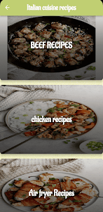 Italian cuisine recipes