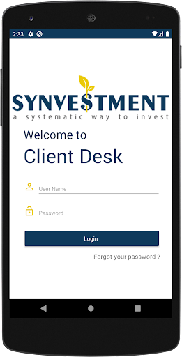 Android application Synvestment screenshort