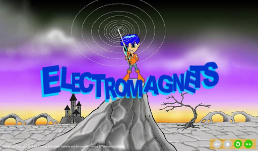 Android application Electromagnets screenshort
