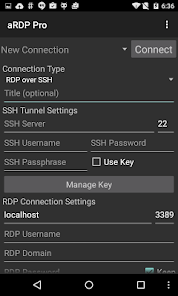 aRDP: Secure RDP Client screenshots 2