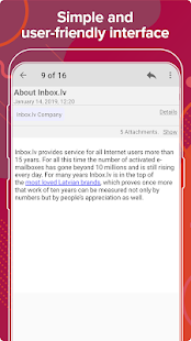 Inbox.lv Screenshot