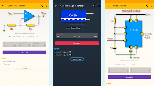 ElectroCalc - Electronics - Tools - apps