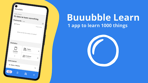 Android application Buuubble Learn screenshort