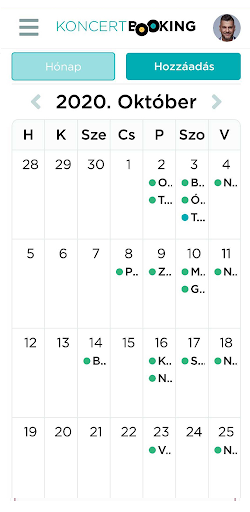 Koncertbooking Screen 3