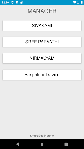 Android application Smart Bus Monitor screenshort