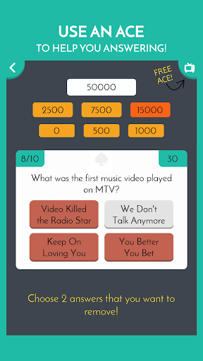 The Ace Quiz Screen 2