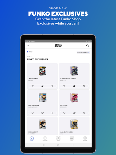 Screenshot of Funko