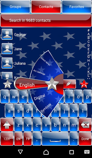 Android application Independence Day Go Keyboard t screenshort
