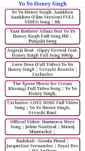 Yo Yo Honey Singh AllVideoSong