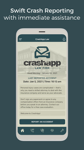 CrashApp Screen 2