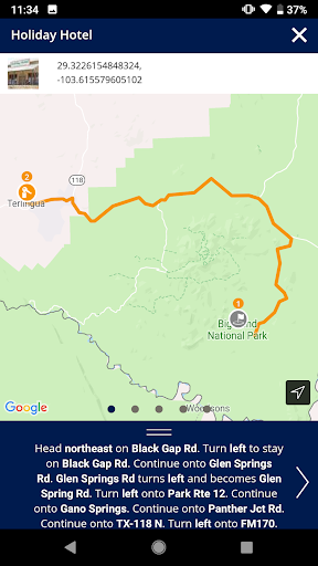 Screenshot of Visit Big Bend!