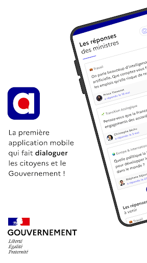 Android application Agora - Citoyens & Gouv screenshort