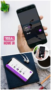 Tribal Home UI for KLWP Tangkapan layar