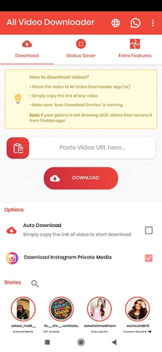 All Video Downloader & Story Screen 3