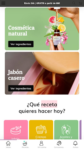 Android application Jabonarium screenshort