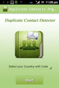Duplicate Contact Manager Schermata