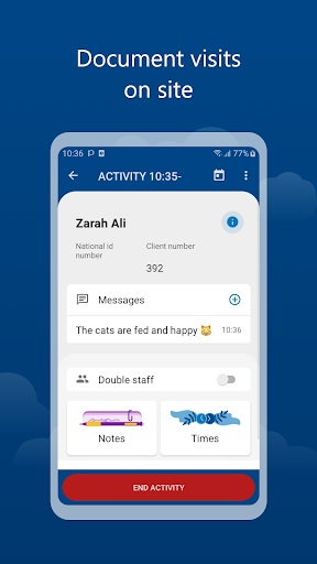 Phoniro Home Care Screen 3