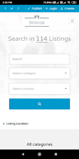 Android application Brixhab - Buy or sell locally screenshort