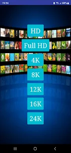 4K-8K-12K-16K Videos TV-Phone