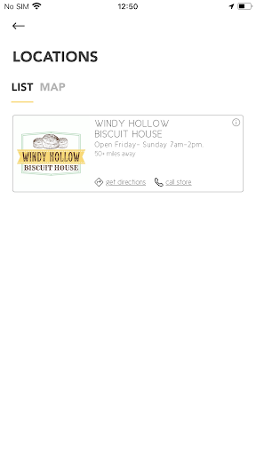 Windy Hollow Biscuit House Screen 2