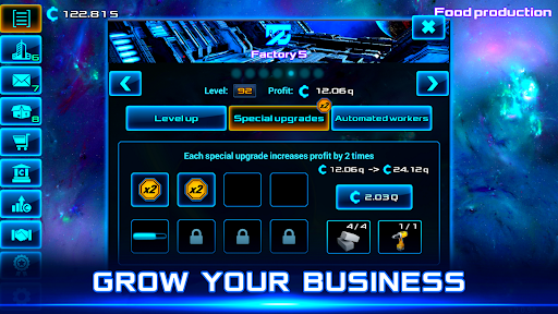 Idle Space Business Tycoon - Simulation - games
