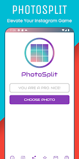 PhotoSplit Grid Maker Screenshot