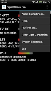 SignalCheck Pro Capture d'écran