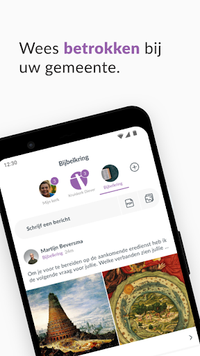 Android application Kruiskerk Diever screenshort