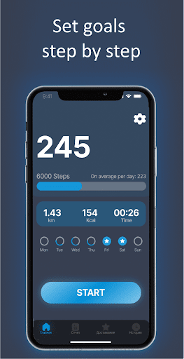 Pedometer - Step counter Screen 2