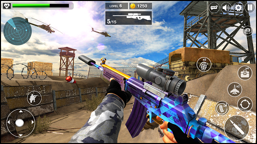 Android application WW2 Sniper 3D: Gun Shoot Games screenshort