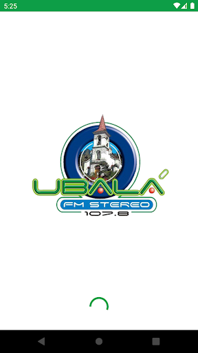 Android application Ubala Stereo 107.8 FM screenshort