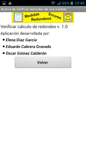 Verificar Redondeo Medida
