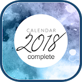 Calendar 2018 Complete icon