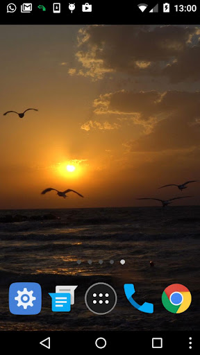 sunset video live wallpaper Screen 2