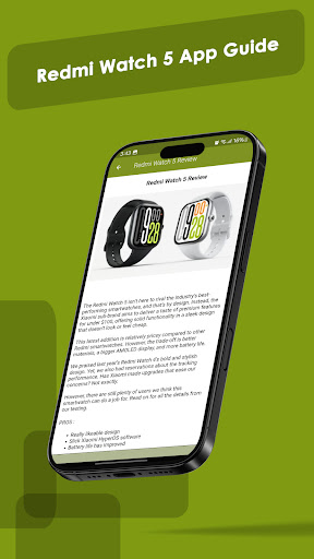 Redmi Watch 5 App Guide