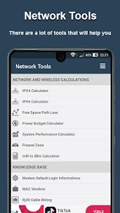 Network Tools - Speed Test Screenshot