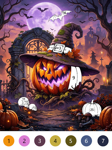 Macabre Color Paint By Number Screenshots 11