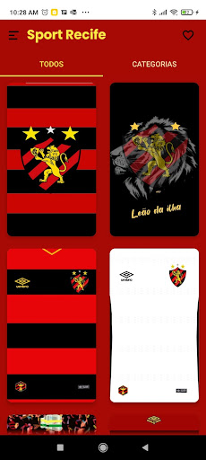 Android application Sport Recife - Papel de Parede screenshort